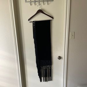 Elegant Black velvet evening wrap by Armani